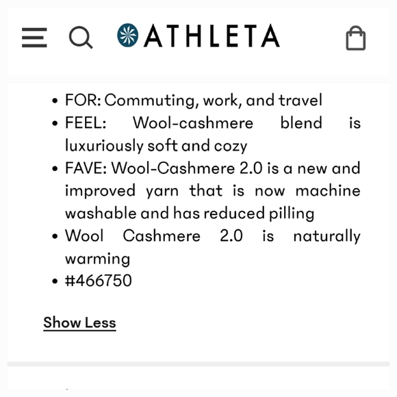 ATHLETA cashmere blend turtleneck cowl sweater fuschia pink rare limited edition - Picture 15 of 17